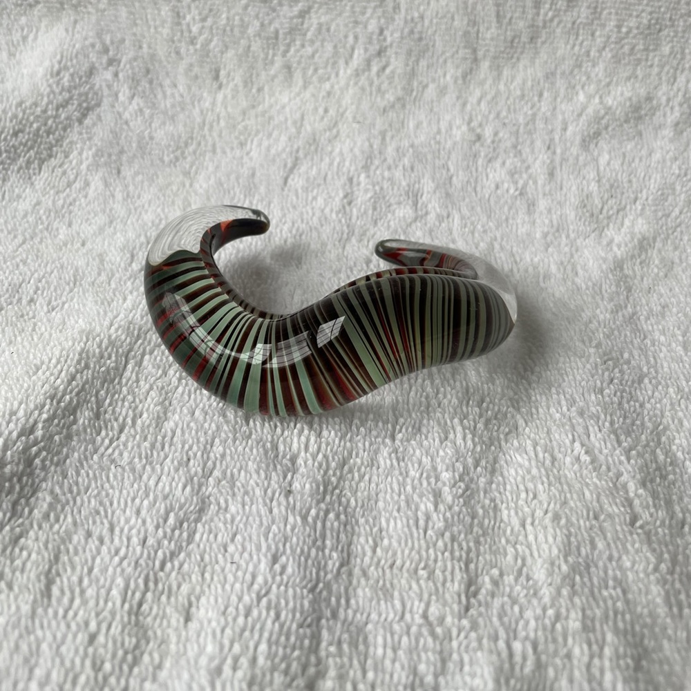One of a kind glass bracelet